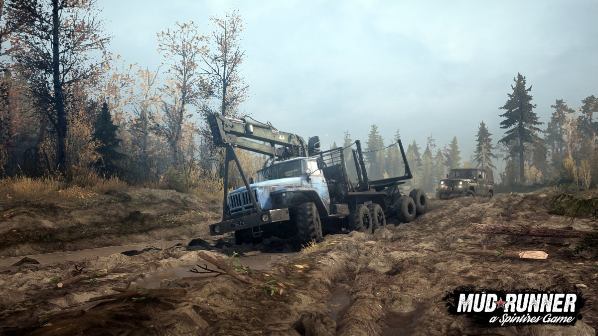 Spintires: MudRunner proti vašemu náklaďáku postaví divokou přírodu