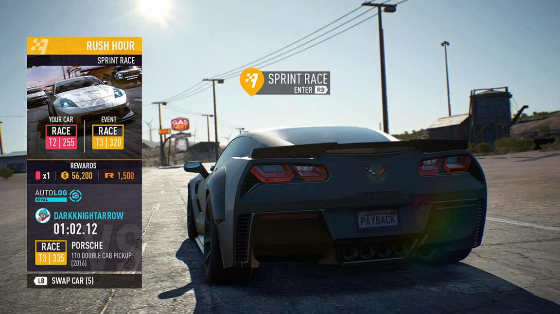 Zapněte si GPS, Need for Speed: Payback bude mít nejrozlehlejší svět z celé série