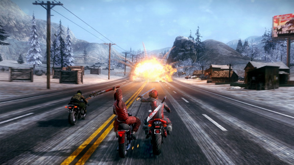 Plná verze Road Redemption nabízí brutální závody motorek ve stylu Road Rash