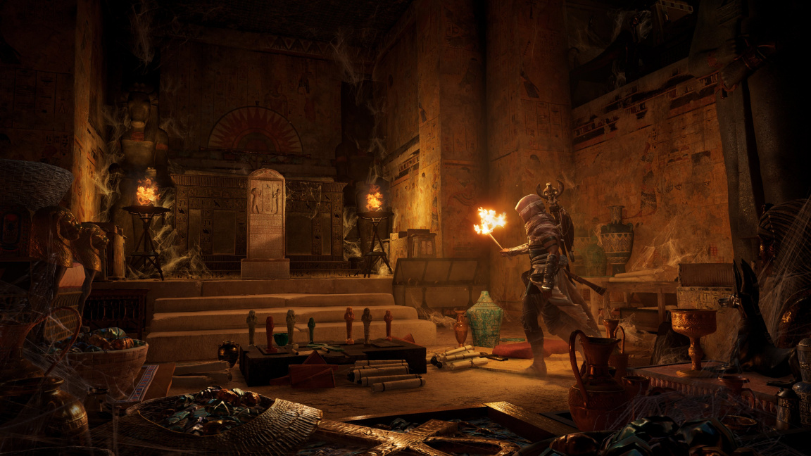V Egyptě Assassin's Creed Origins bude horko nejen kvůli sluníčku, ale taky hořícím palácům