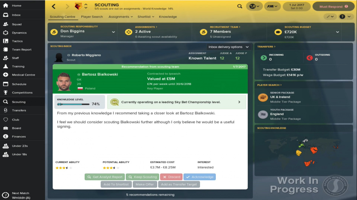Realistické skautování, kamarádství uvnitř týmu… Football Manager 2018 se prezentuje sympatickými novinkami