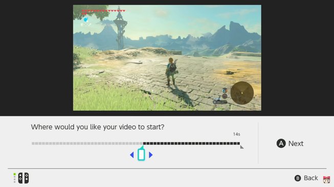 Nintendo Switch Video Editor