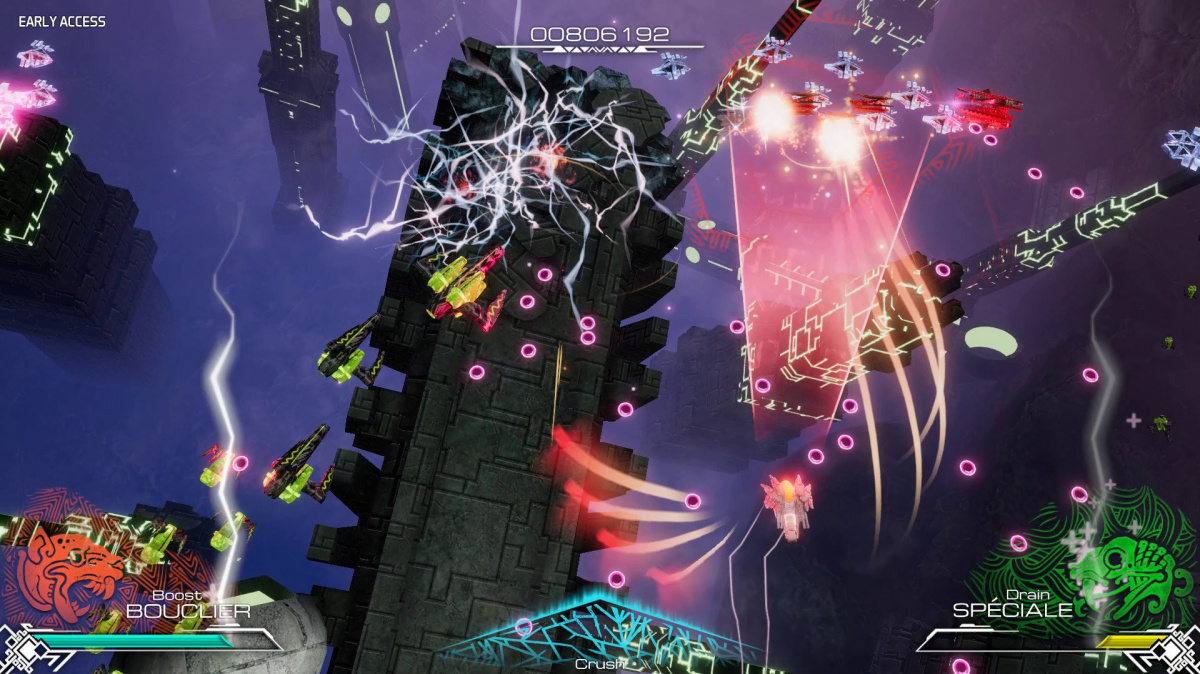 Aztékové přežili a vyrobili kamennou vesmírnou loď s lasery. Aspoň tedy podle střílečky Pawarumi