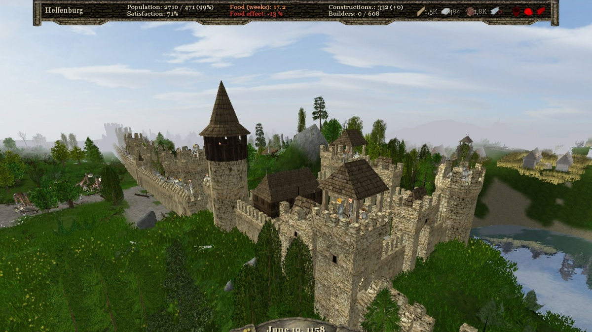 Česká budovatelská strategie Archamon připomíná křížence Banished a Stronghold