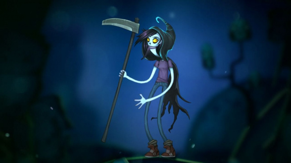 Ve vtipné adventuře Flipping Death si zahrajete za smrtku