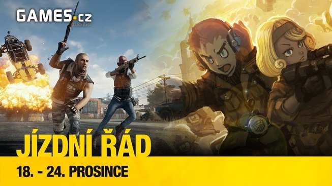 Jízdní řád na další týden - PUBG a mosty v Portalu