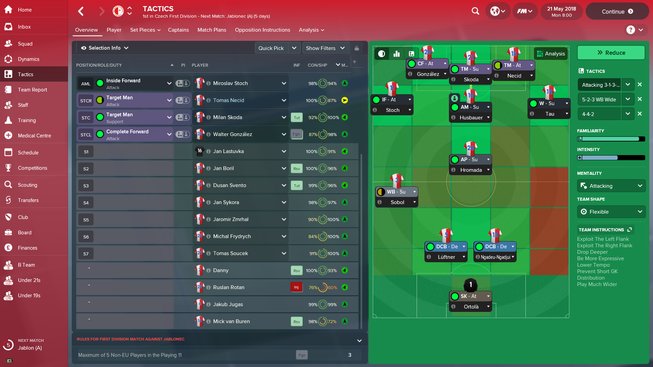 Football Manager téma
