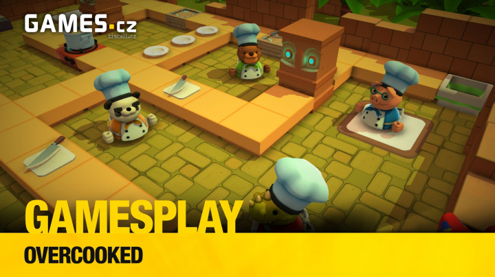 GamesPlay: hrajeme ve čtyřech kooperativní Overcooked