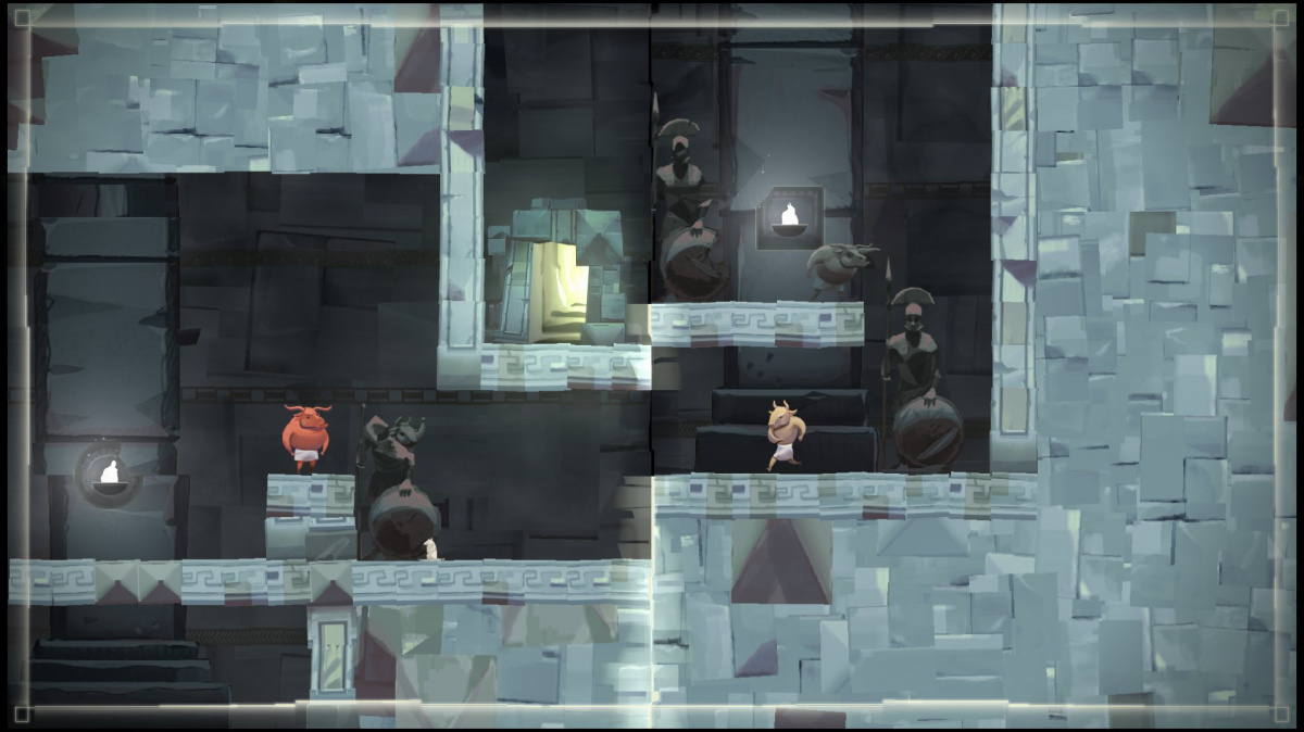 V kooperativní plošinovce DYO lezete spoluhráči do jeho části rozdělené obrazovky