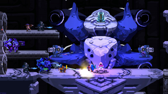 Metroidvanie, tower defense a pixel art jsou hlavní lákadla plošinovky Aegis Defenders