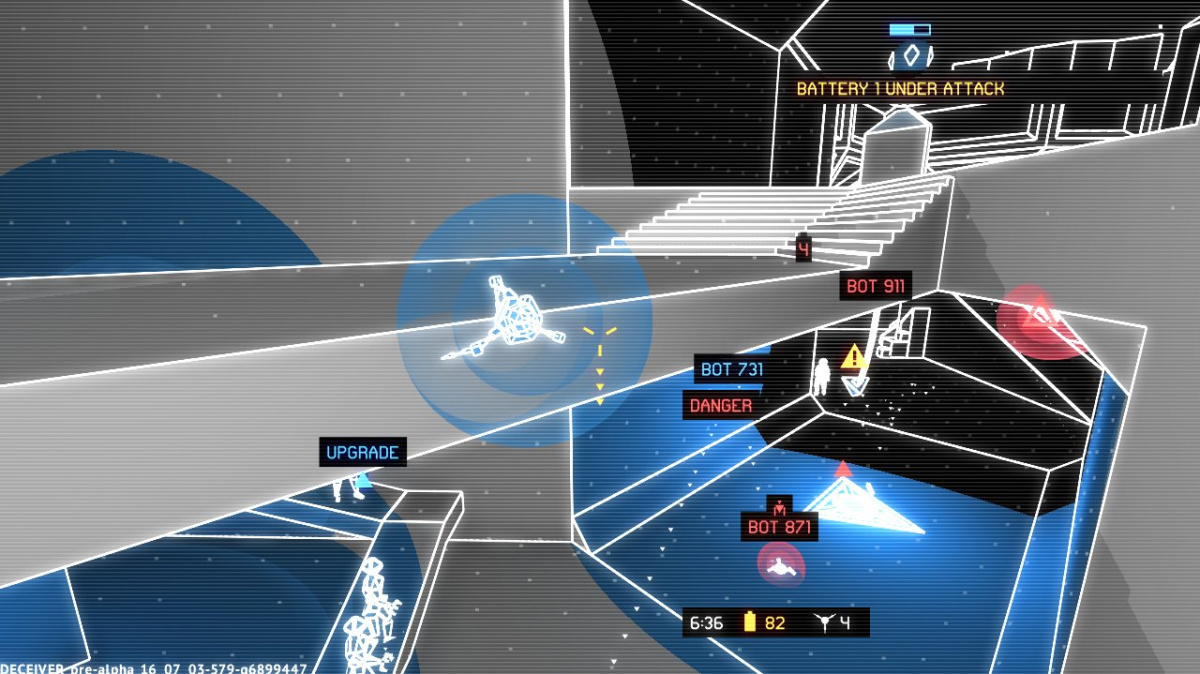 Vektorová střílečka Deceiver nabídne parkour a pavoučí drony