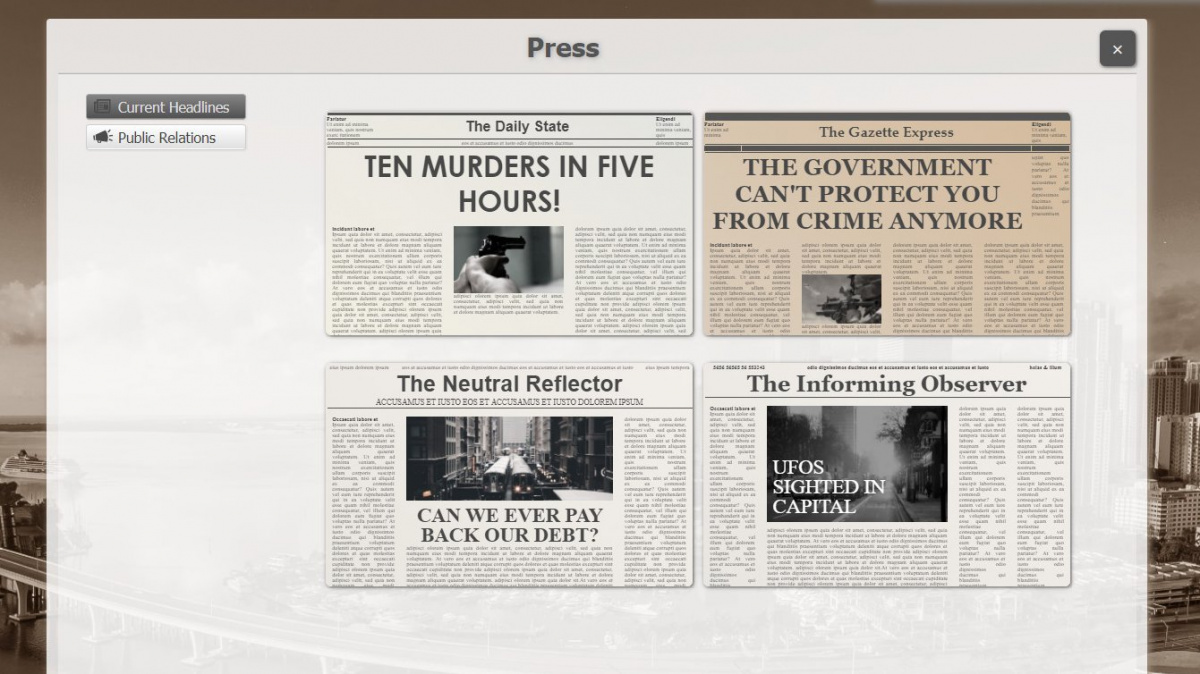 Government Simulator - recenze