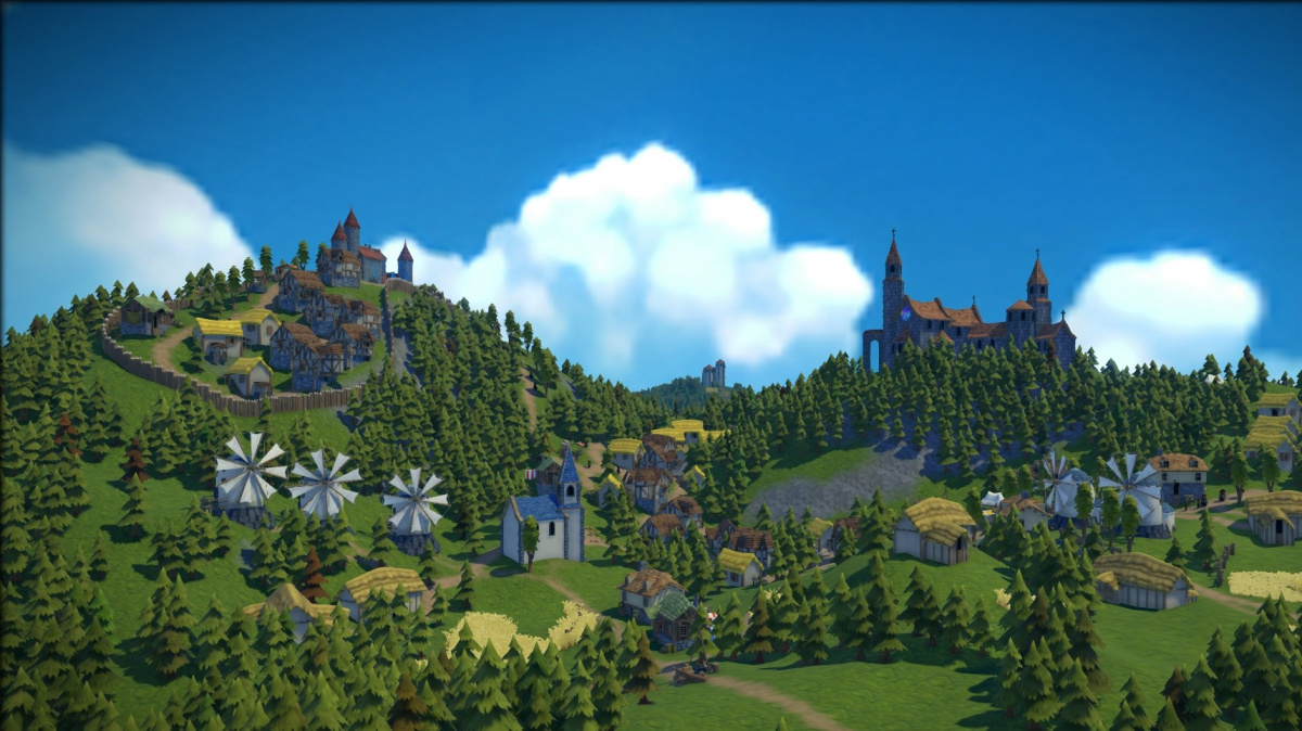 Ve strategii Foundation budujete středověké vesnice bez omezující sítě