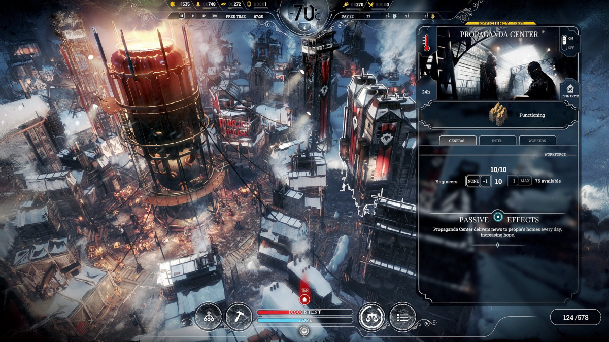 Nemorální budovatelská strategie Frostpunk vyjde na konci dubna