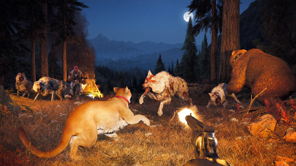 Strážní vlci, čtyři fanatici a medvěd jako parťák. To je pět videí z Far Cry 5