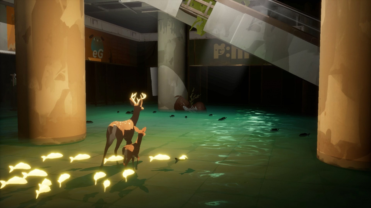 Lákadlem krásné Way to the Woods jsou zvířata od Mijazakiho a město z The Last of Us