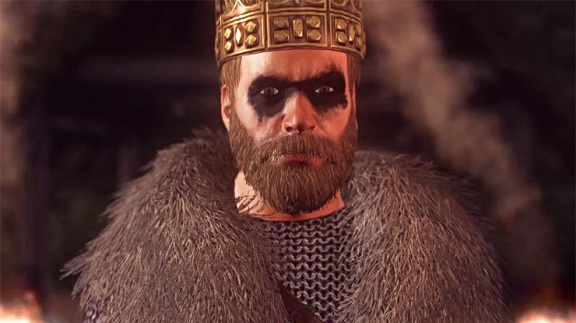 Vikingy z Northumbrie vede v Thrones of Britannia bývalý otrok
