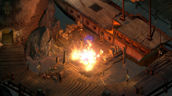 V Pillars of Eternity II vám kromě mečů poslouží i bomby a výbušné sudy
