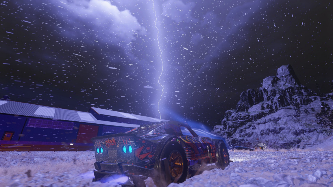 V Onrush létají třísky, trosky i celá vozidla