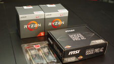Testovací kit APU Ryzen 5 2400G a Ryzen 3 2200G