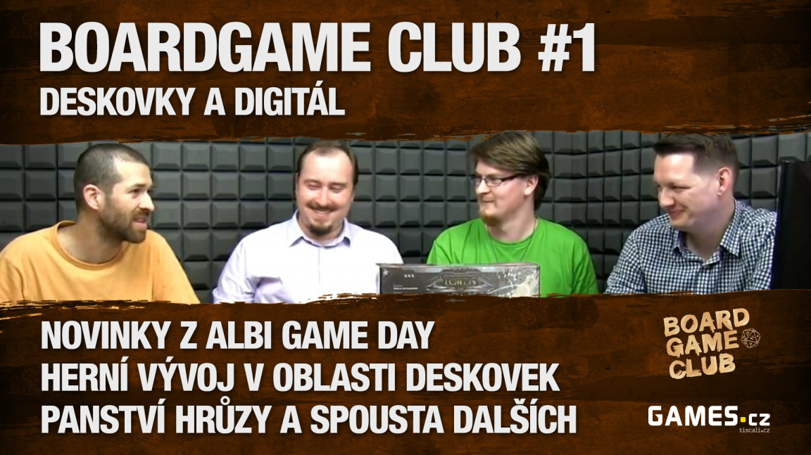 BoardGame Club #1: Deskovky a digitální svět s Honzou Vaněčkem