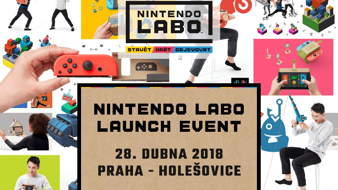 V sobotu si můžete v Praze vyzkoušet Nintendo Labo