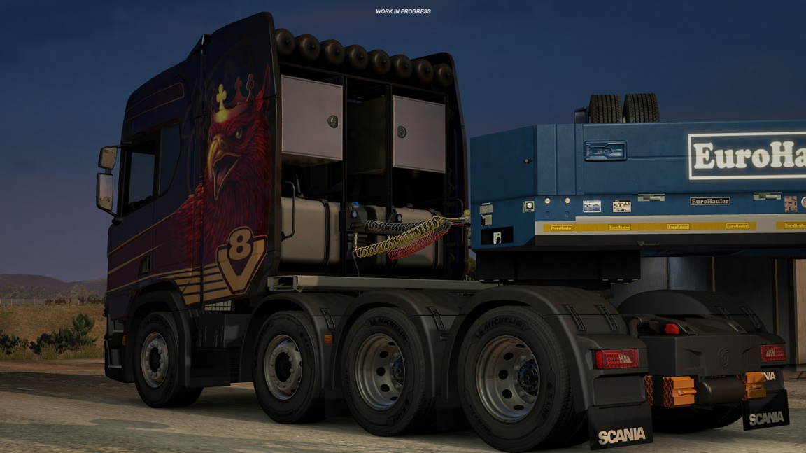 Nový update pro oba Truck Simulatory přidává cesty a kabeláž