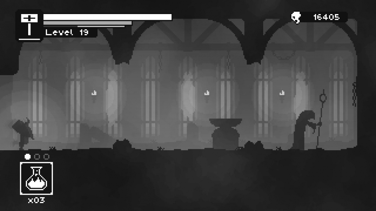 Černobílá soulslike Unworthy cílí na všechny, kdo rádi umírají