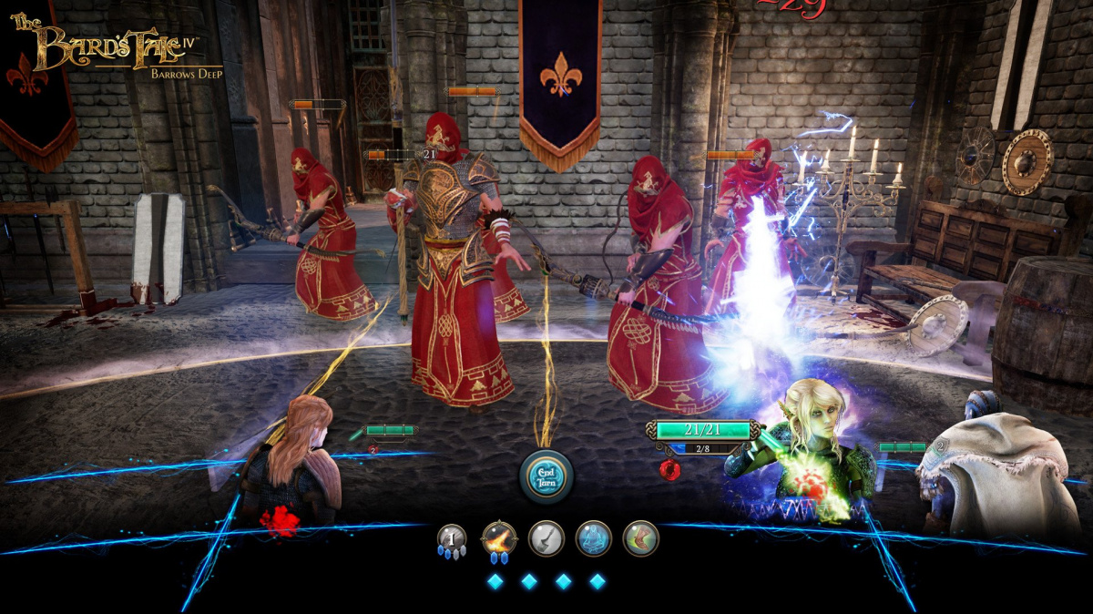 The Bard’s Tale IV předvádí tahové souboje v komentovaných záběrech z hraní