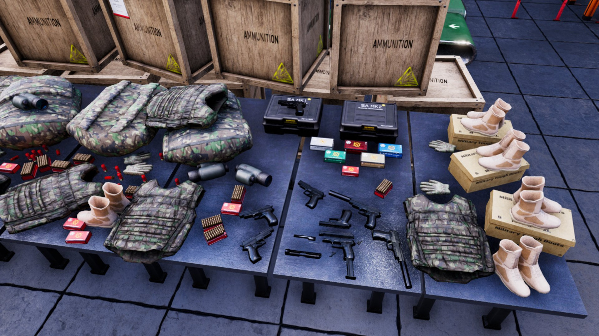 Vyzkoušejte early access simulátoru pásové výroby zbraní Gunsmith