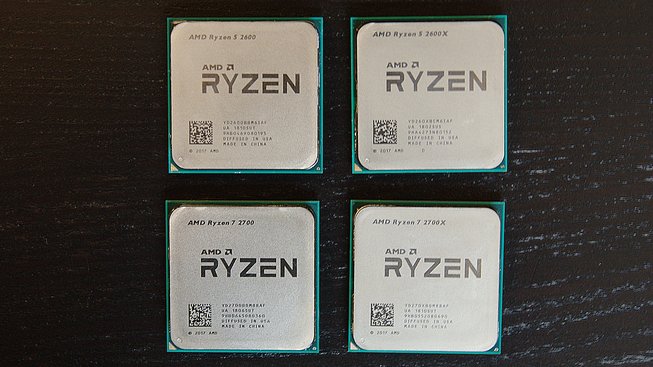 Test AMD Ryzen 7 2700X, 2700 a Ryzen 5 2600X, 2600