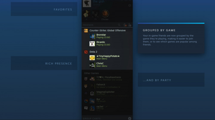 Steam chystá vylepšený chat, ale končí s podporou Win Vista a XP