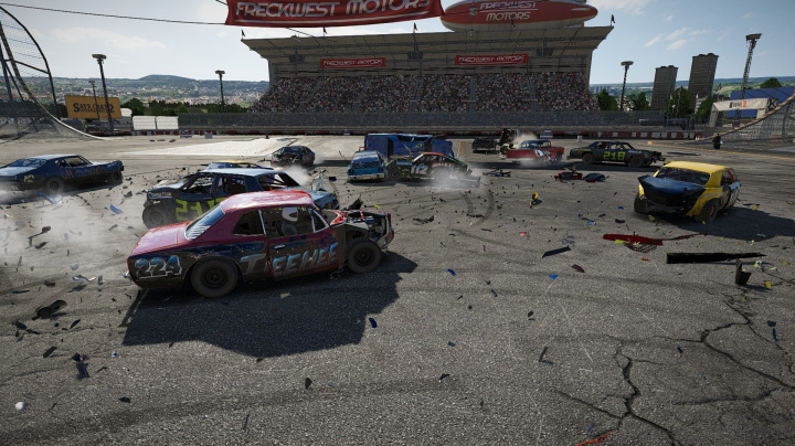 Výborné závody Wreckfest po čtyřech letech vychází i na Switchi
