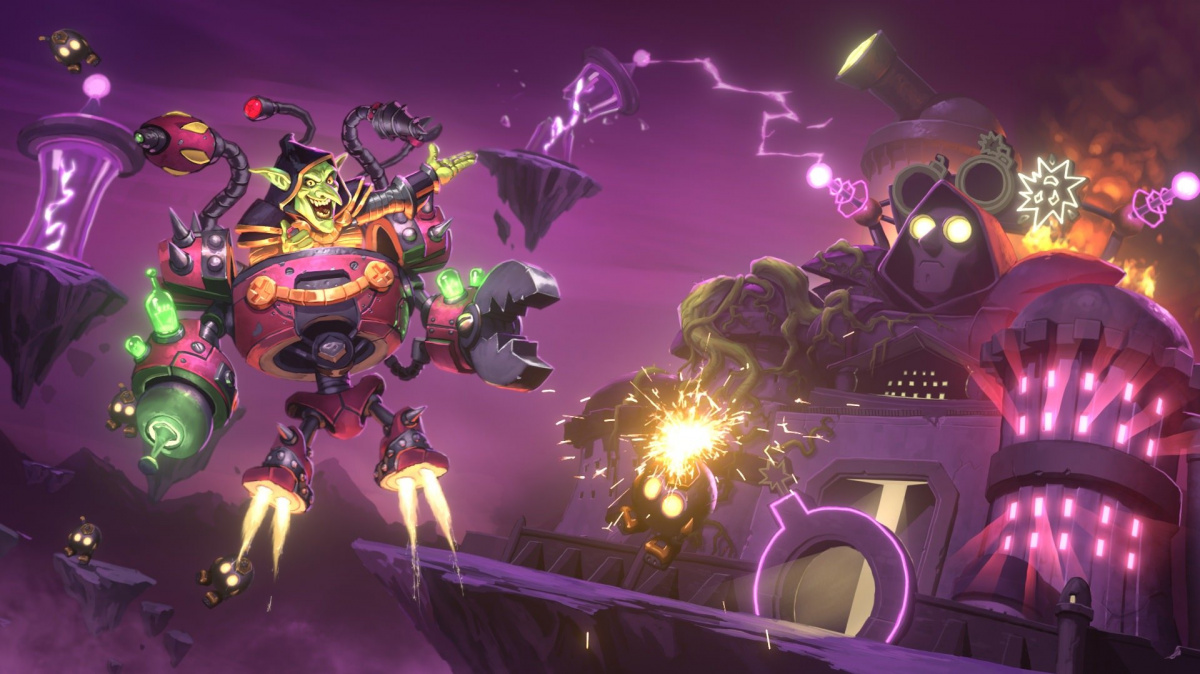 Nové rozšíření pro Hearthstone z vás udělá vědce spojujícího mechy