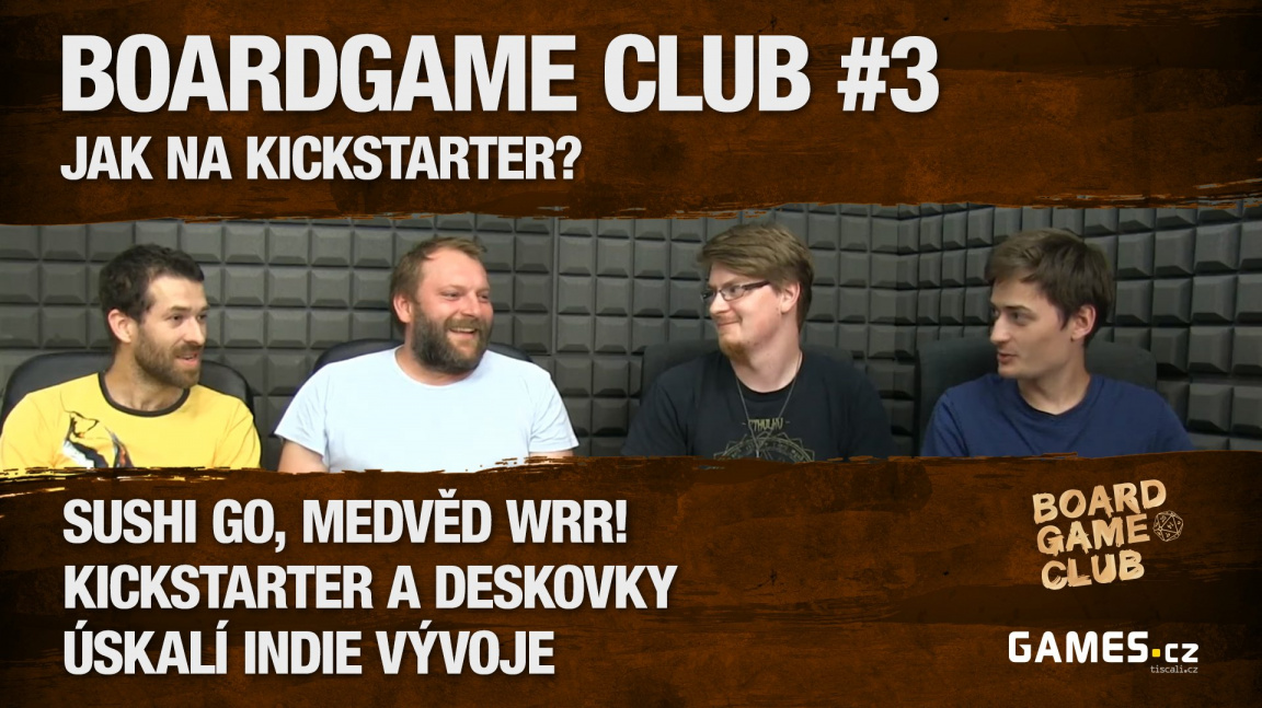 BoardGame Club #3: O Kickstarteru se Štěpánem Štefaníkem