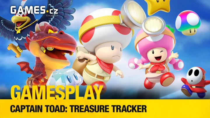 GamesPlay – hrajeme sympatickou puzzle plošinovku Captain Toad: Treasure Tracker