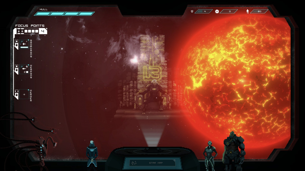 Crying Suns je příběhovější FTL, kde ovládáte obří loď se stovkami lidí na palubě