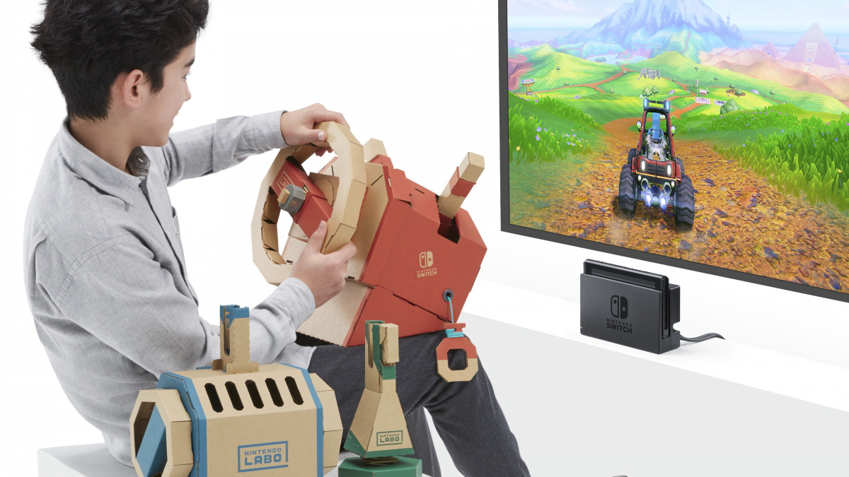 Nové Nintendo Labo připomíná kartónovou verzi The Crew 2