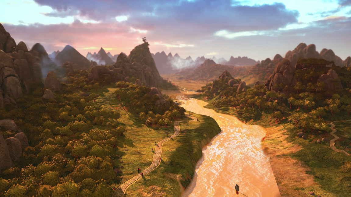 Kampaňová mapa Total War: Three Kingdoms je krásná a detailní
