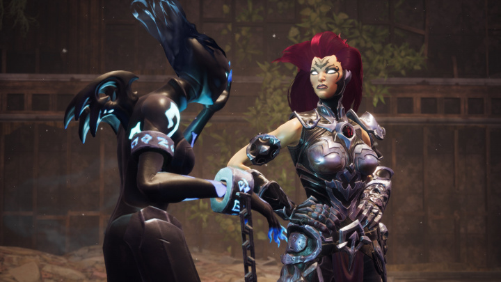 Jezdkyně Apokalypsy Fury z Darksiders III jde na kostlivce bičem i kladivem