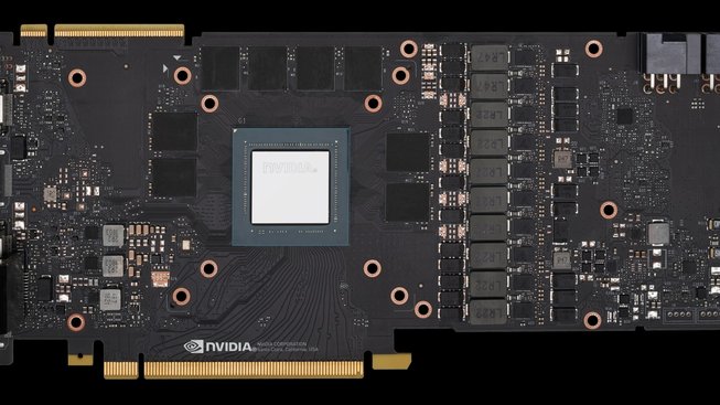 Plošný spoj grafické karty Nvidia generace GeForce RTX