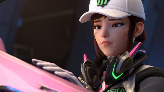 Dalšímu výbornému animáku z Overwatch vévodí odhodlaná D.Va