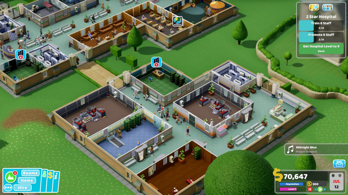Two Point Hospital – recenze