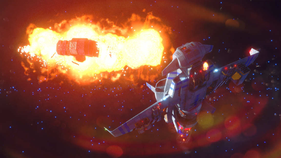 Rebel Galaxy Outlaw působí jako výbušnější verze Firefly