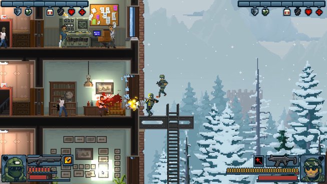 Dveře prohrávají souboj s botou v právě vydané akci Door Kickers: Action Squad