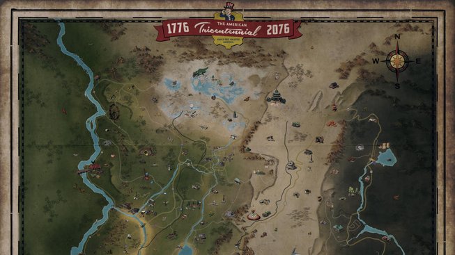 Fallout 76 full map