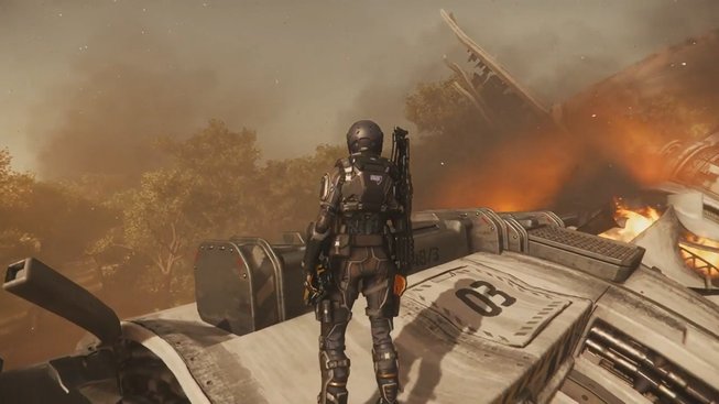 Hodina ze Star Citizen předvádí planetu Hurston a její hlavní město