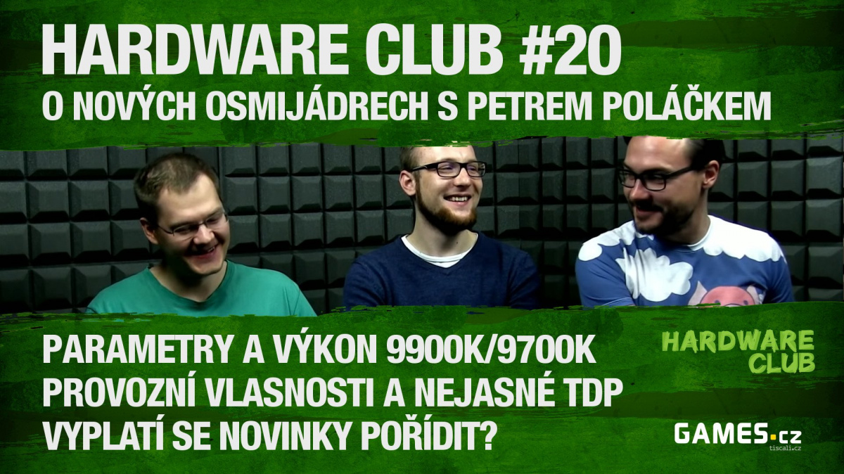 Hardware Club #20: Stojí Intel Core i9-9900K a i7-9700K za to?