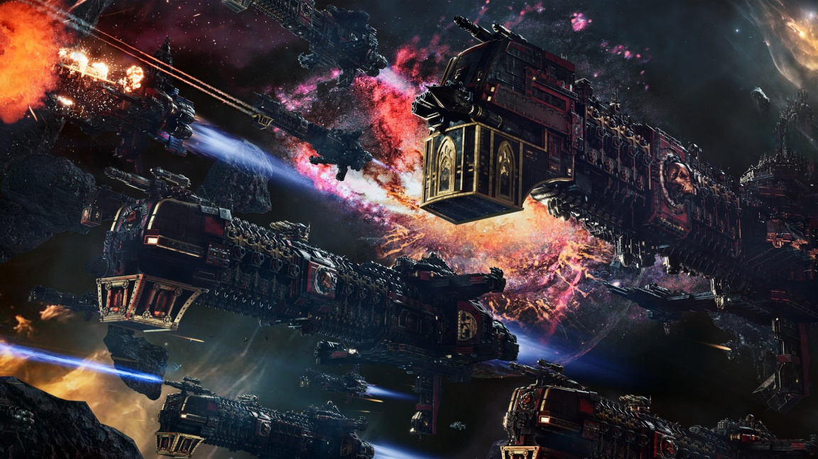 Realtimovou strategii Battlefleet Gothic: Armada 2 rozšíří obří bitvy a sezónní akce