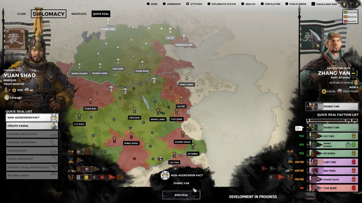 V Total War: Three Kingdoms by měly vznikat masivní aliance i křehké koalice